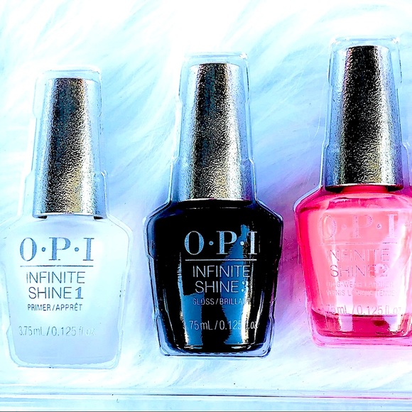 NEW OPI Mini Box Set of Neon Color Nail Polish Complete with Primer & Gloss Coat - Picture 7 of 13